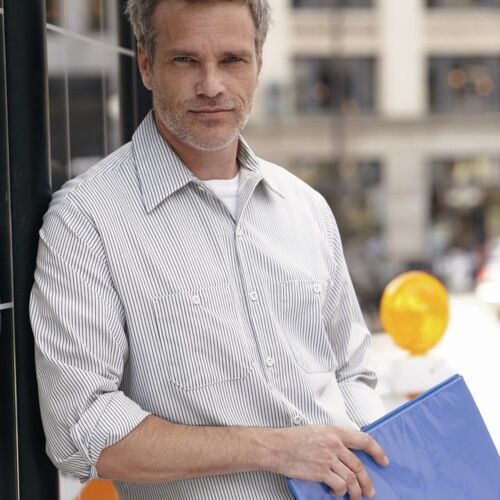 Men's Premium Long Sleeve Work Shirt Thumbnail